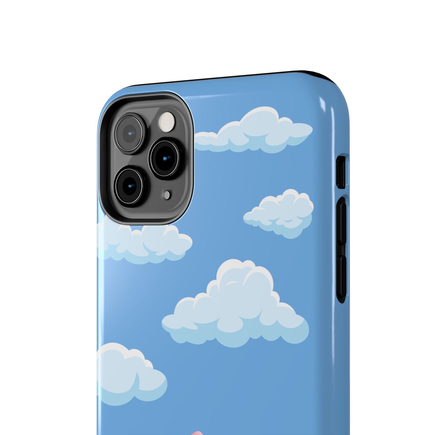 Cartoon Elephant Tough Phone Case - Cute Animal Lover Gift, Protective Cover for