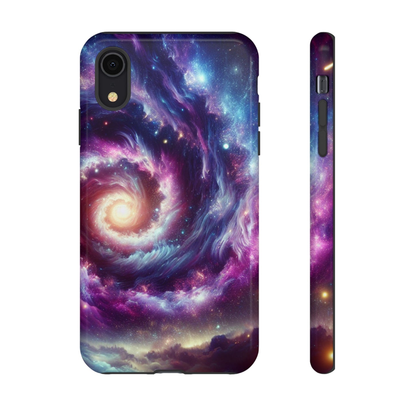 Galaxy Tough Cases, Impact Resistant Phone Cover - Space Design,Rugged Mobile Case, Astronaut Gift, Outer Space