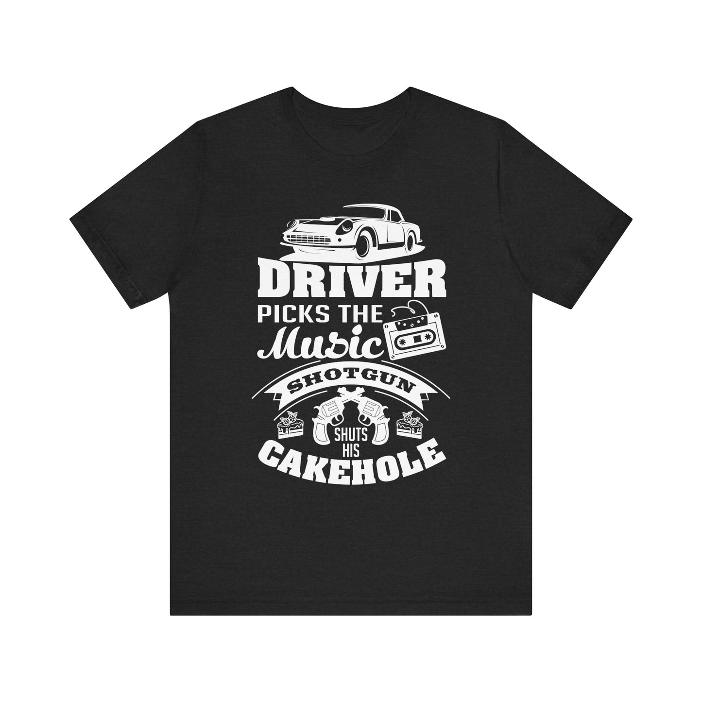 Supernatural Driver Picks the Music Unisex Jersey Short Sleeve Tee, Shirt, Tshirt, Fan Gift, Dean Sam Winchester, Funny TV Quote