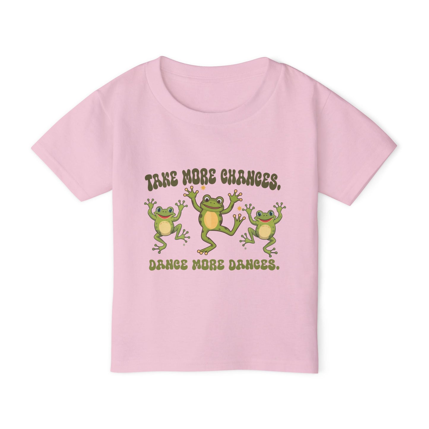 Frog Toddler T-Shirt, Cute Saying, Dancing Frogs, Kids Tee, Playful Children's Clothing