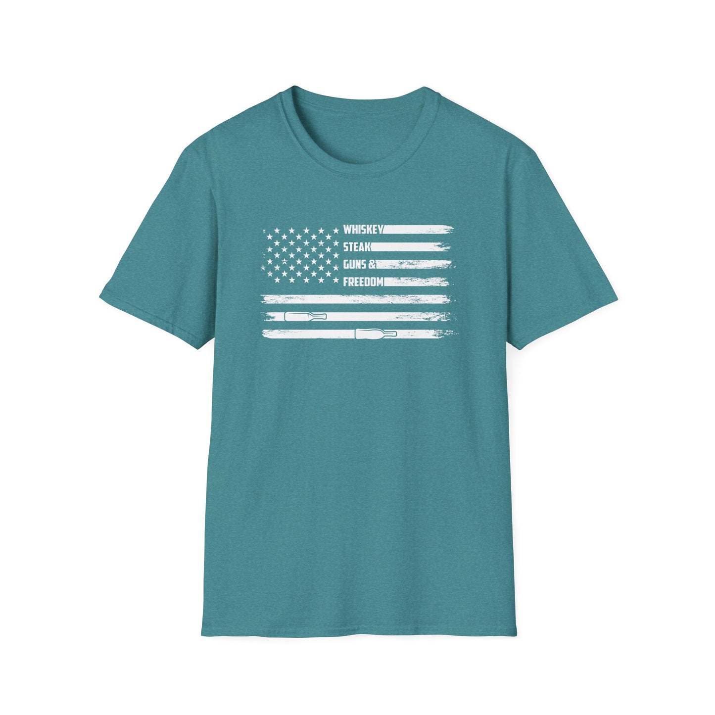 Patriotic American Flag T-Shirt, USA Independence Day Tee, Fourth of July Shirt, Red White Blue Top, Patriotic Clothing