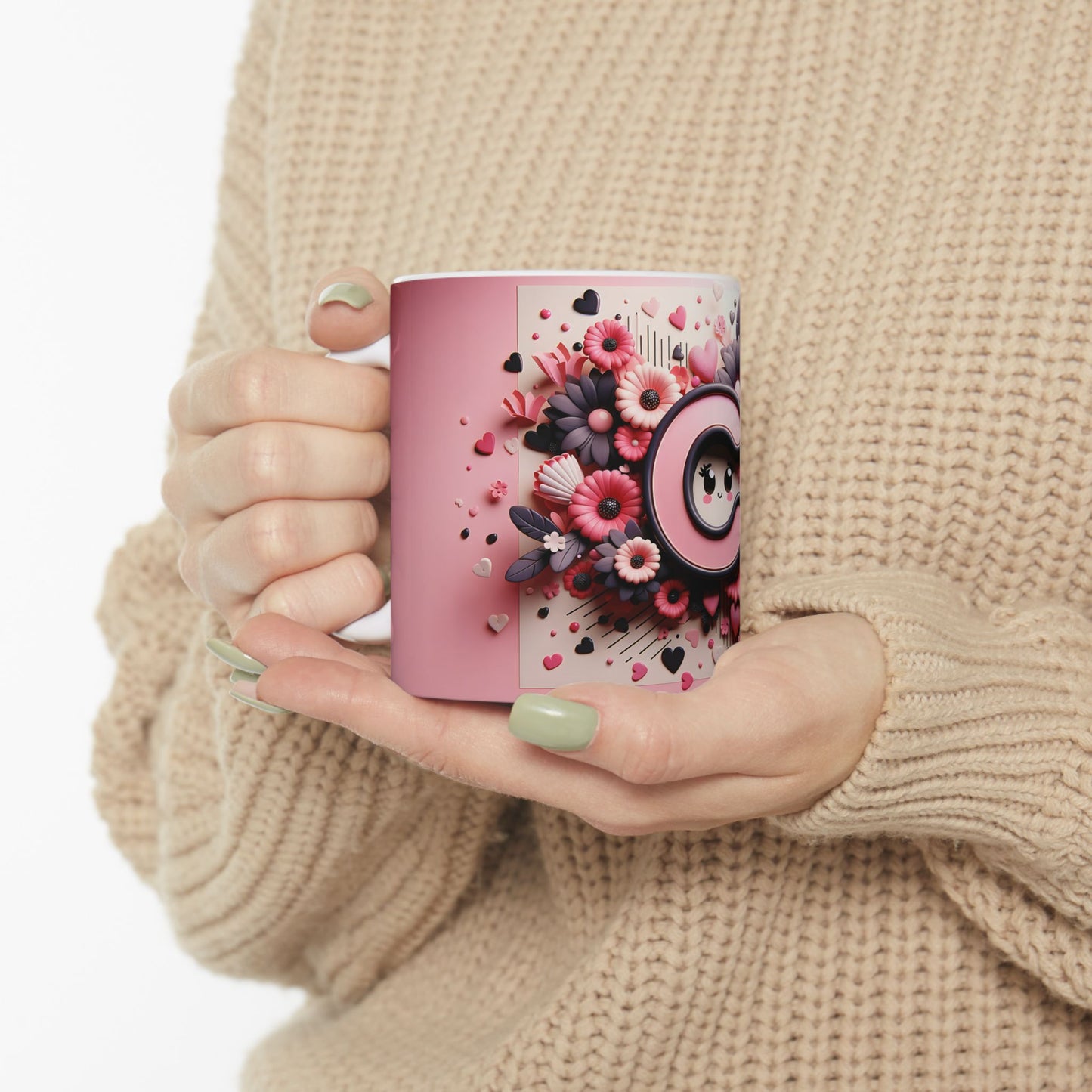 Personalized Ceramic Mug, Custom Name Coffee Cup, Personalized Gift Idea, Customized Tea Mug, Personalized Drinkware, Unique Gift for
