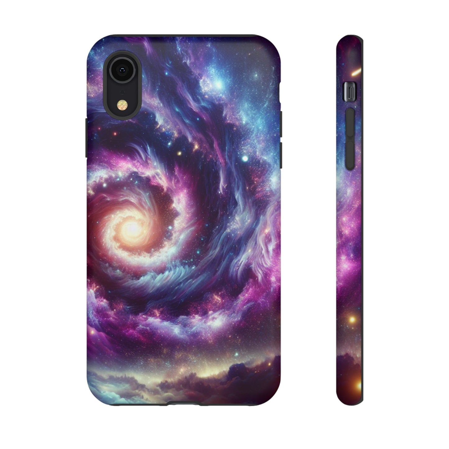 Galaxy Tough Cases, Impact Resistant Phone Cover - Space Design,Rugged Mobile Case, Astronaut Gift, Outer Space