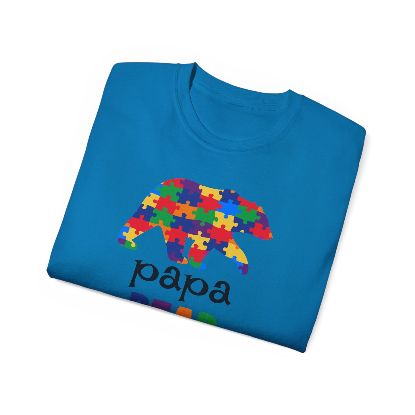 Colorful Papa Bear T-Shirt, Perfect for Father's Day, Gift for Dads