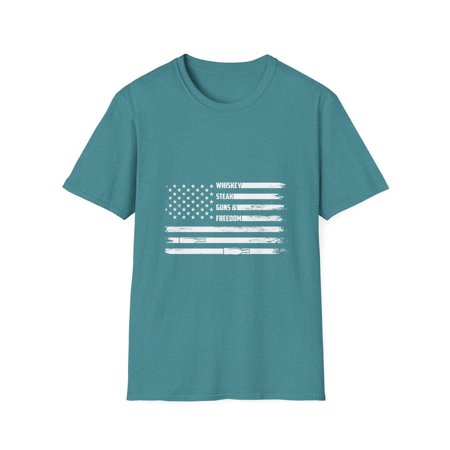 Patriotic American Flag T-Shirt, USA Independence Day Tee, Fourth of July Shirt, Red White Blue Top, Patriotic Clothing
