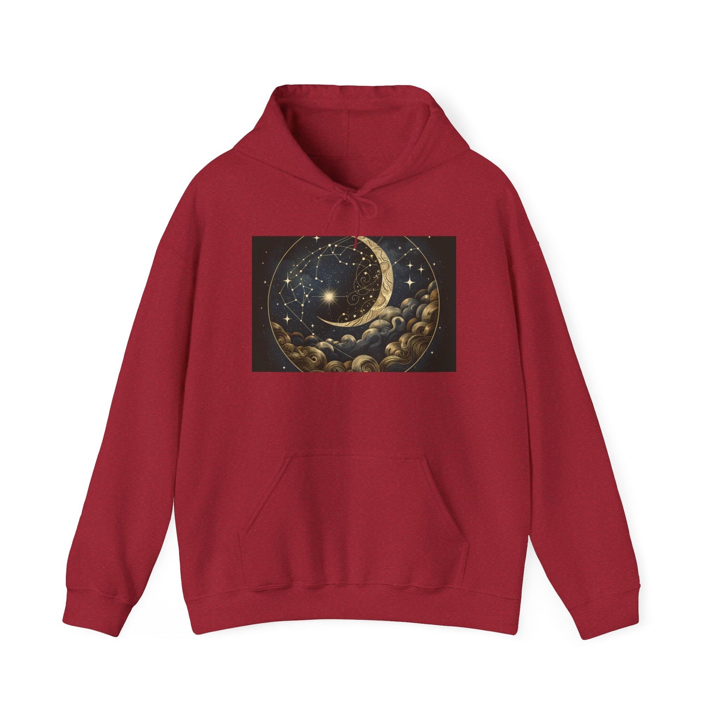 Celestial Hoodie, Cosmic Mystic Sweatshirt, Unisex Pullover, Galaxy Jumper, Space Theme Hoodie, Celestial Clothing