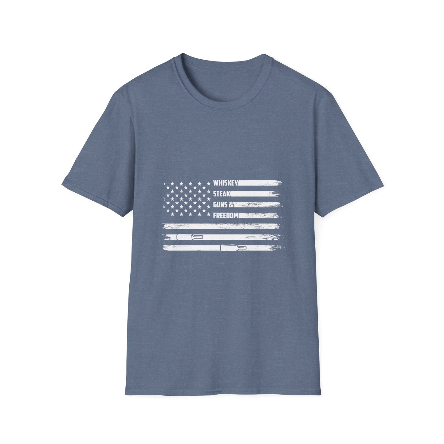 Patriotic American Flag T-Shirt, USA Independence Day Tee, Fourth of July Shirt, Red White Blue Top, Patriotic Clothing