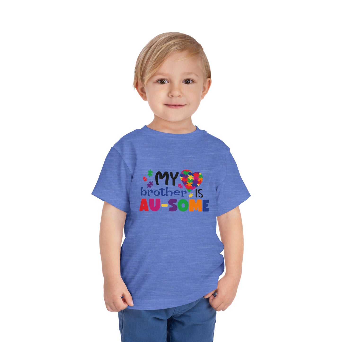 Autism Awareness Toddler Tee, My Brother is Au-Some Shirt