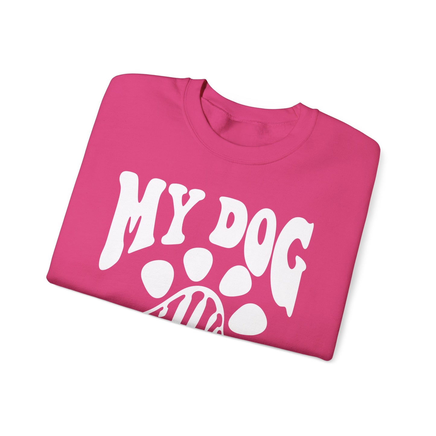 Dog Lover Crewneck Sweatshirt - My Dog Thinks I'm Cool