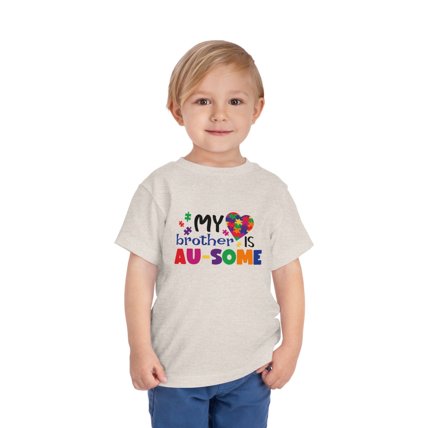 Autism Awareness Toddler Tee, My Brother is Au-Some Shirt