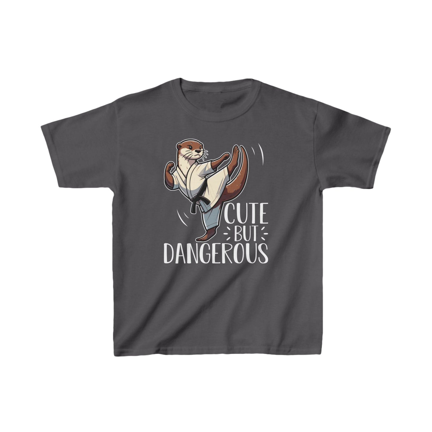 Kids Tee Cute but Dangerous Shirt, Children Tshirt, Fun Graphic Tee, Boys Girls Clothing, Playful Youth Top