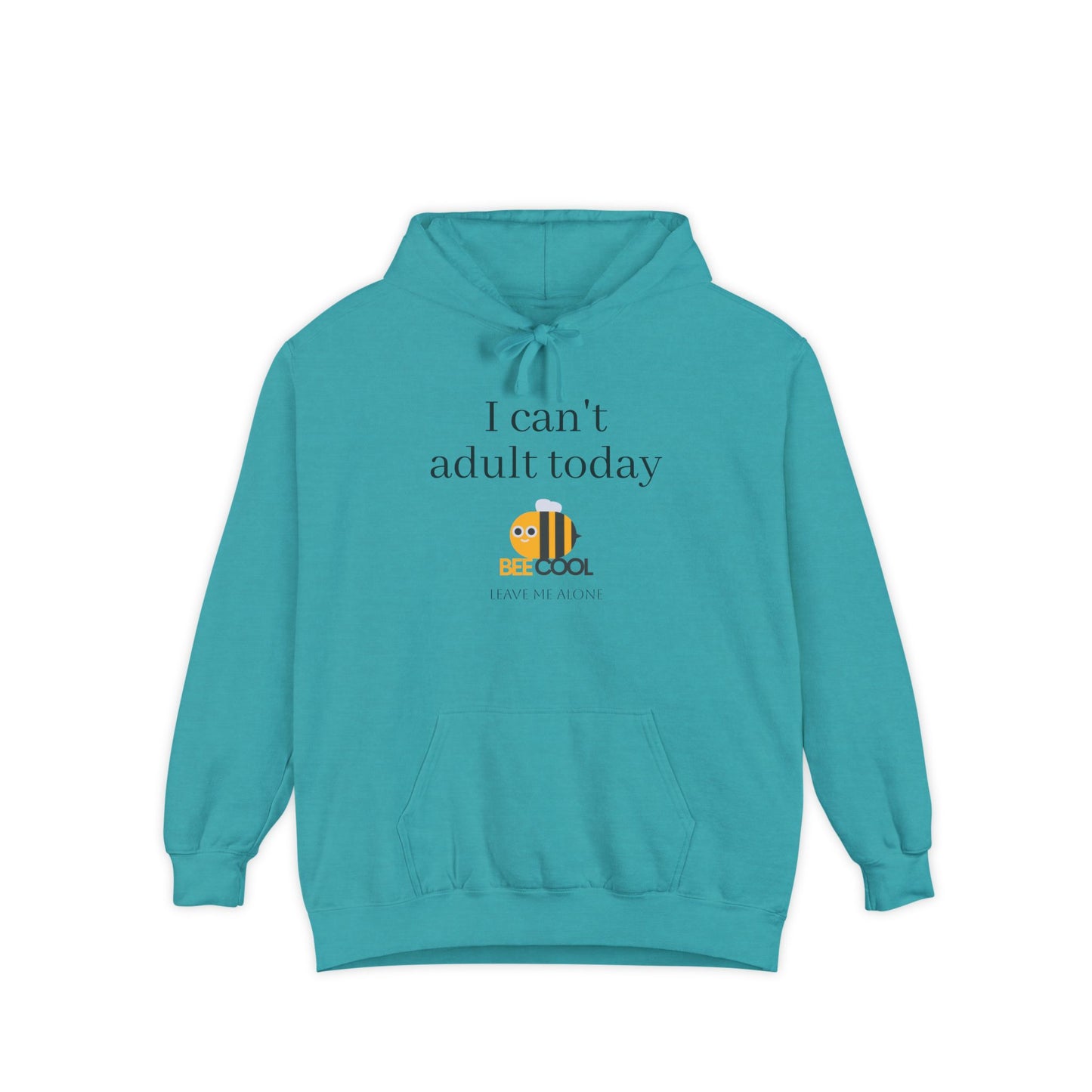 Funny 'Leave Me Alone, I Can't Adult Today' Unisex Hoodie, Introvert Gift, Comfy Sweatshirt, Sarcastic Jumper, Lazy Day Wear, Lounge