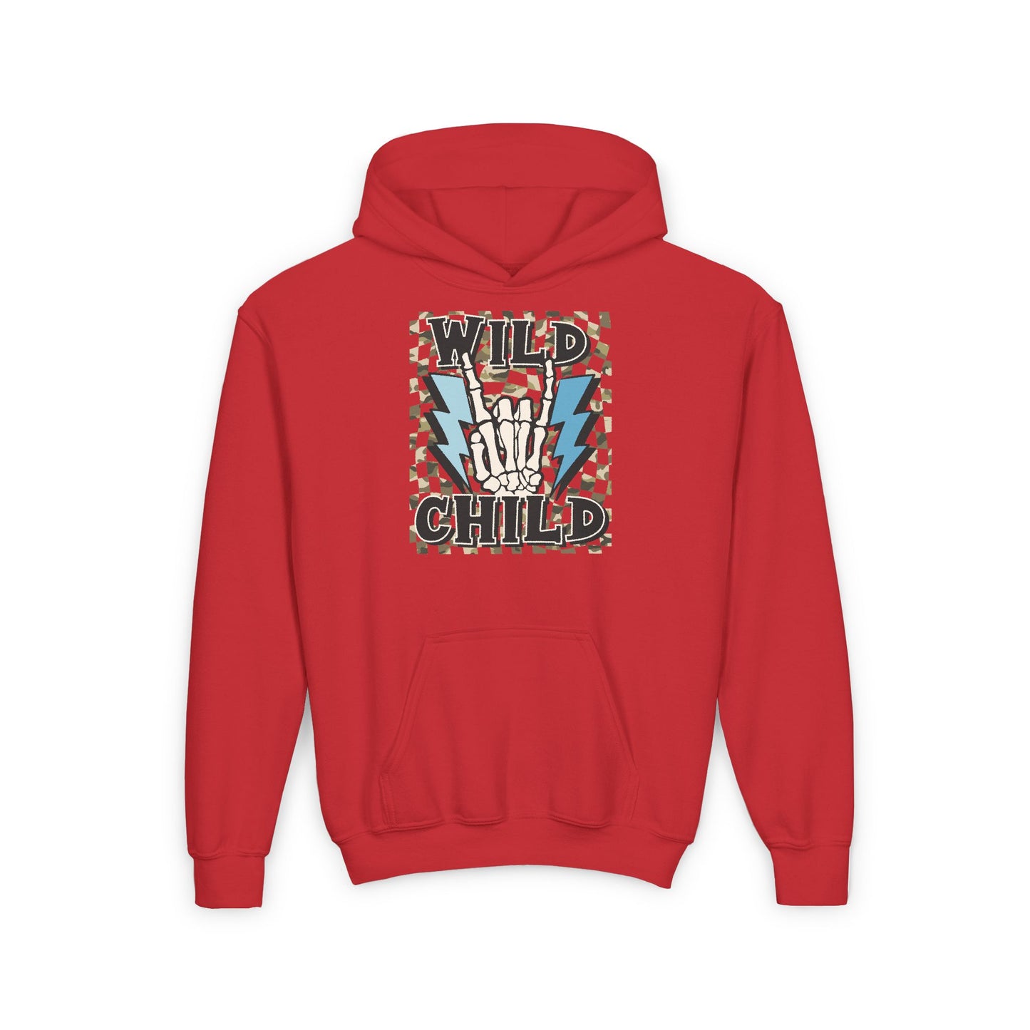 Wild Child Kids Hoodie - Warm Youth Hooded Sweatshirt