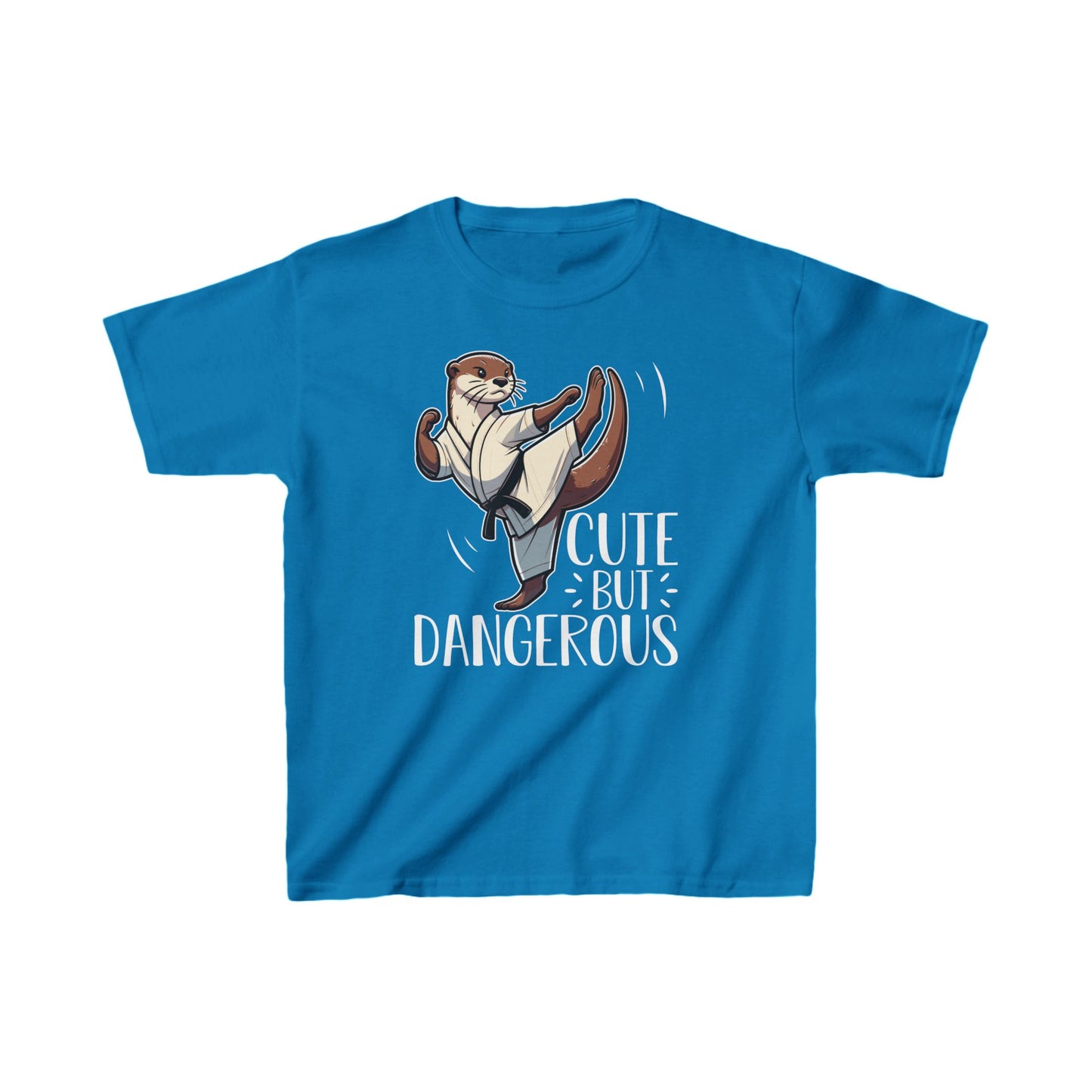 Kids Tee Cute but Dangerous Shirt, Children Tshirt, Fun Graphic Tee, Boys Girls Clothing, Playful Youth Top