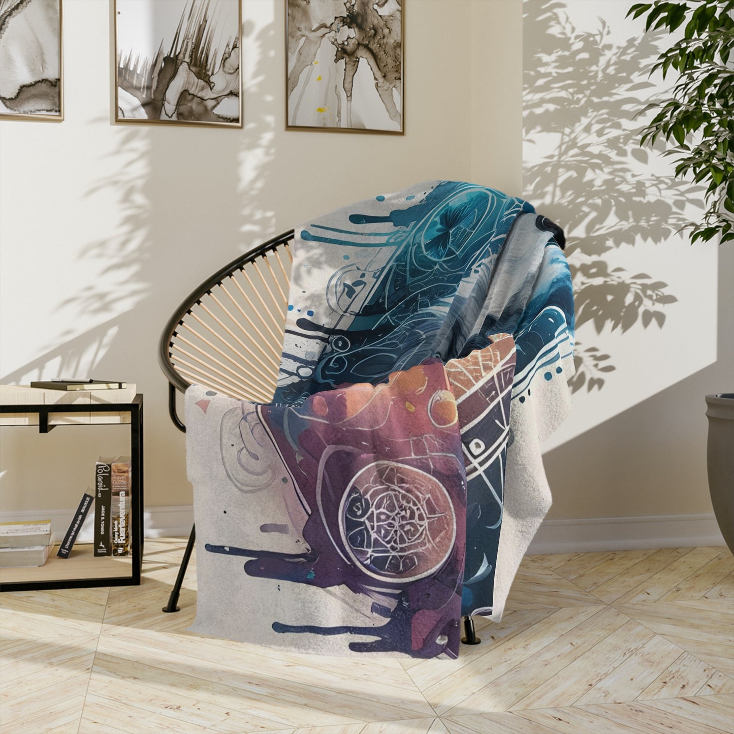 Celestial Wolf Blanket