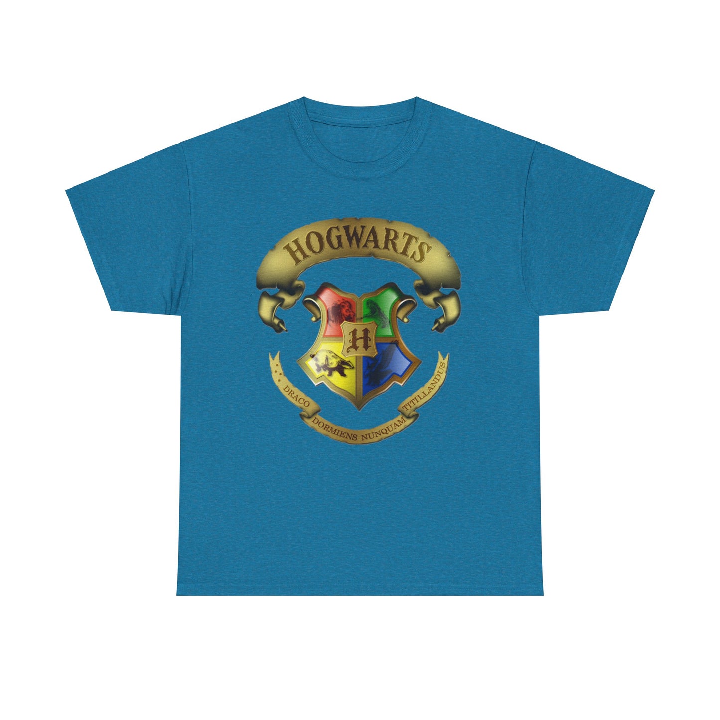 Hogwarts Tshirt, Harry Potter Tee, Wizard School Shirt, Magical Cotton Top, Gift for Fantasy Fans