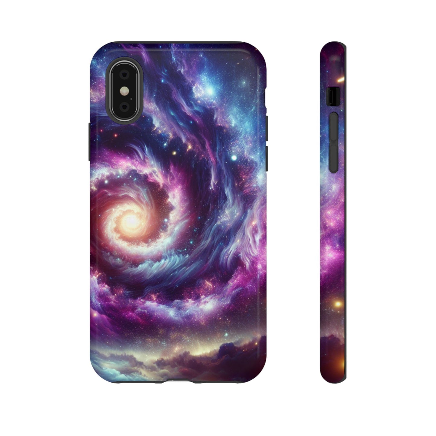 Galaxy Tough Cases, Impact Resistant Phone Cover - Space Design,Rugged Mobile Case, Astronaut Gift, Outer Space