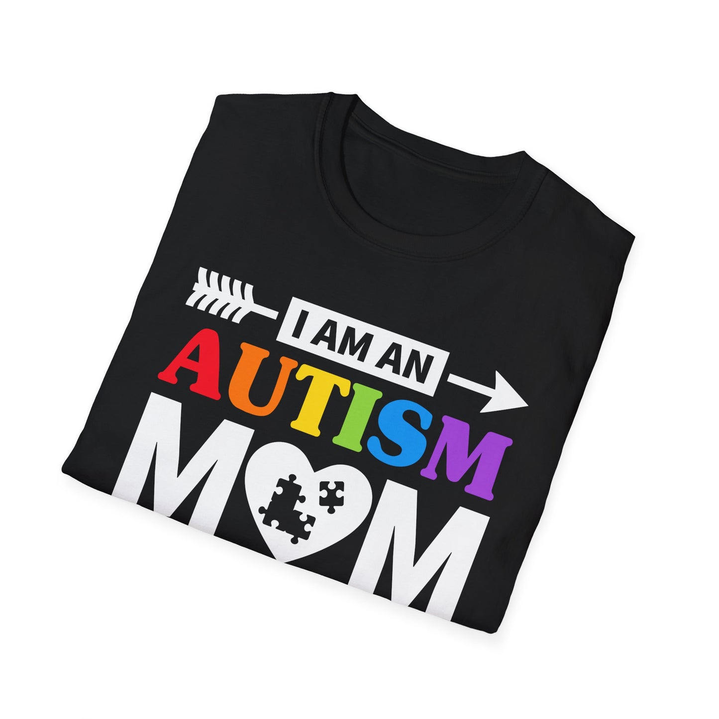 Autism Mom Supermom Autism Awareness Unisex Softstyle T-Shirt, Autism Mom Shirt, Autism Awareness Tee, Supermom Gift, Autism Support Top