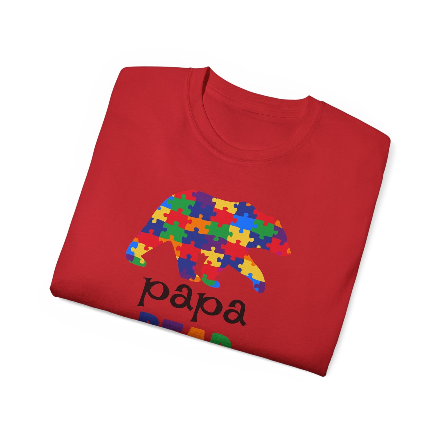 Colorful Papa Bear T-Shirt, Perfect for Father's Day, Gift for Dads