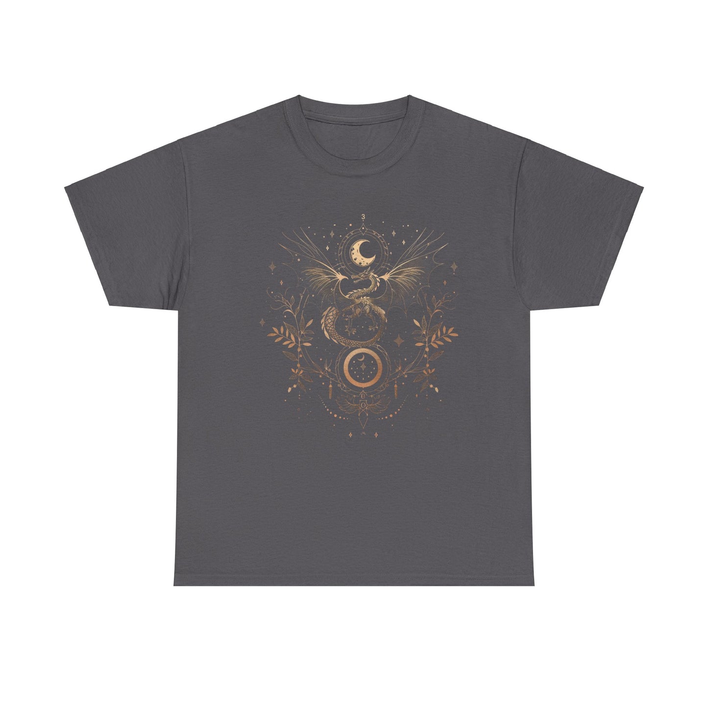 Mystican Dragon Tee, Mythical Creature Shirt, Fantasy Graphic Top, Dragon Lover Gift, Unisex T-Shirt, Dragon Art Apparel