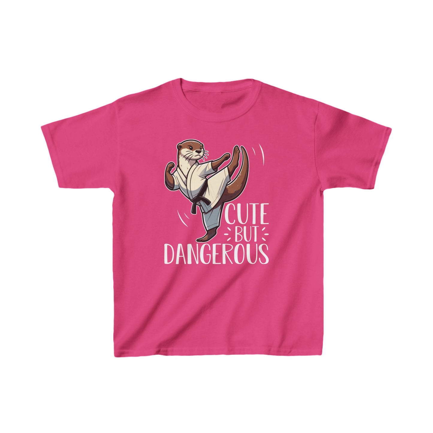 Kids Tee Cute but Dangerous Shirt, Children Tshirt, Fun Graphic Tee, Boys Girls Clothing, Playful Youth Top