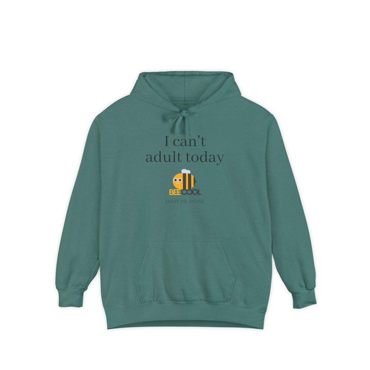 Funny 'Leave Me Alone, I Can't Adult Today' Unisex Hoodie, Introvert Gift, Comfy Sweatshirt, Sarcastic Jumper, Lazy Day Wear, Lounge