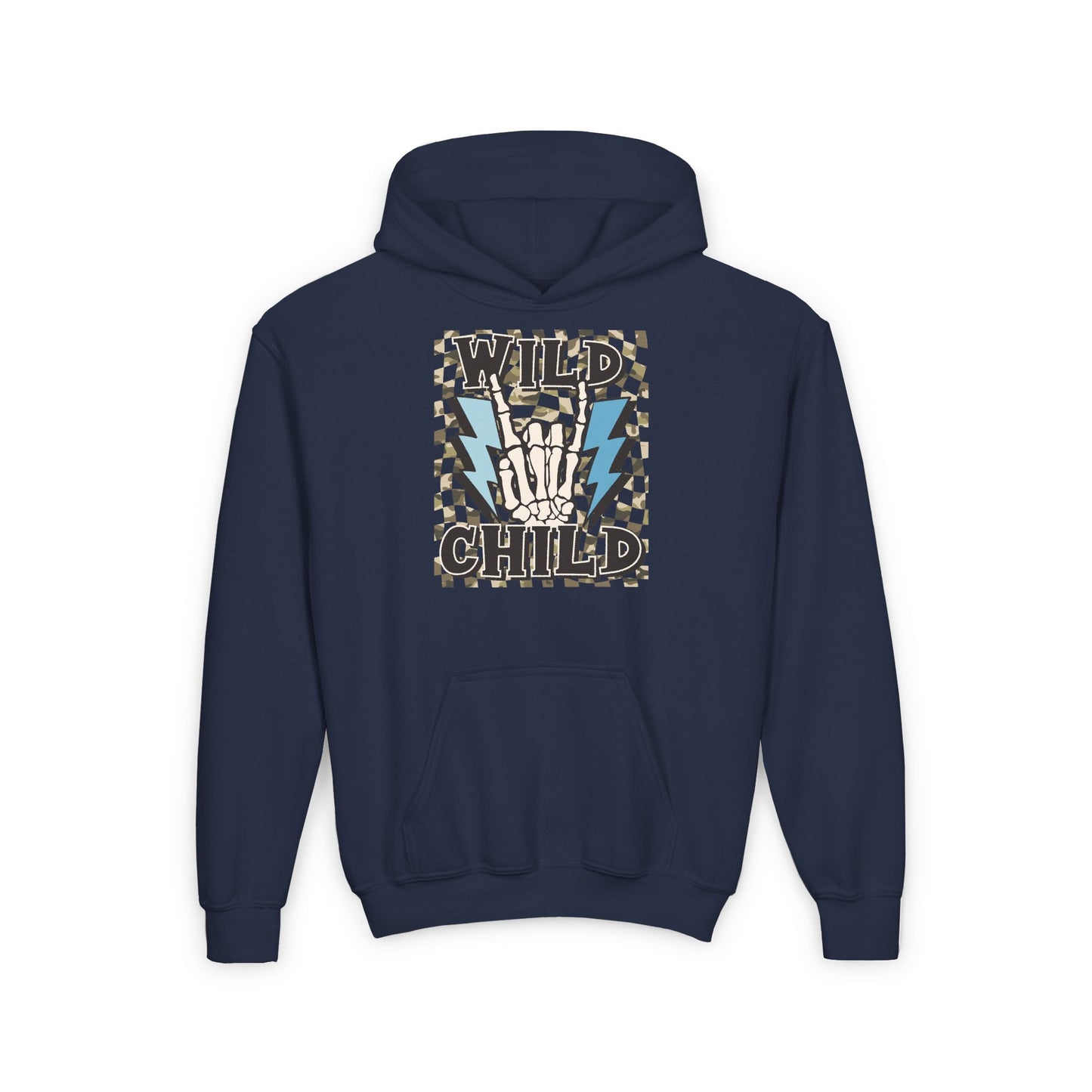 Wild Child Kids Hoodie - Warm Youth Hooded Sweatshirt