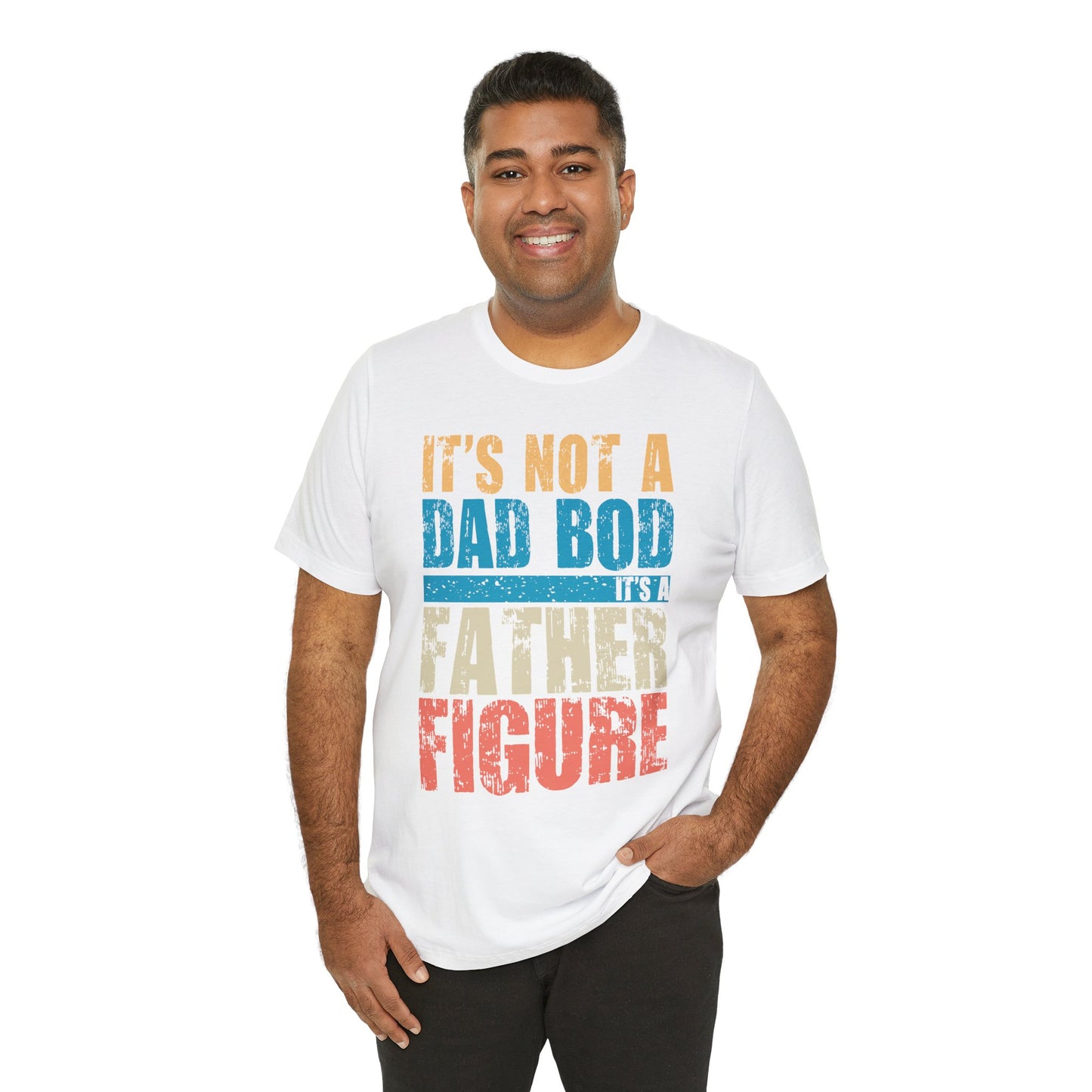 Funny Unisex Tee Shirt - Its not a dad bod, Humorous Graphic Top, Novelty Short Sleeve Tshirt, Gift for Him/Her, Casual Cotton Shirt