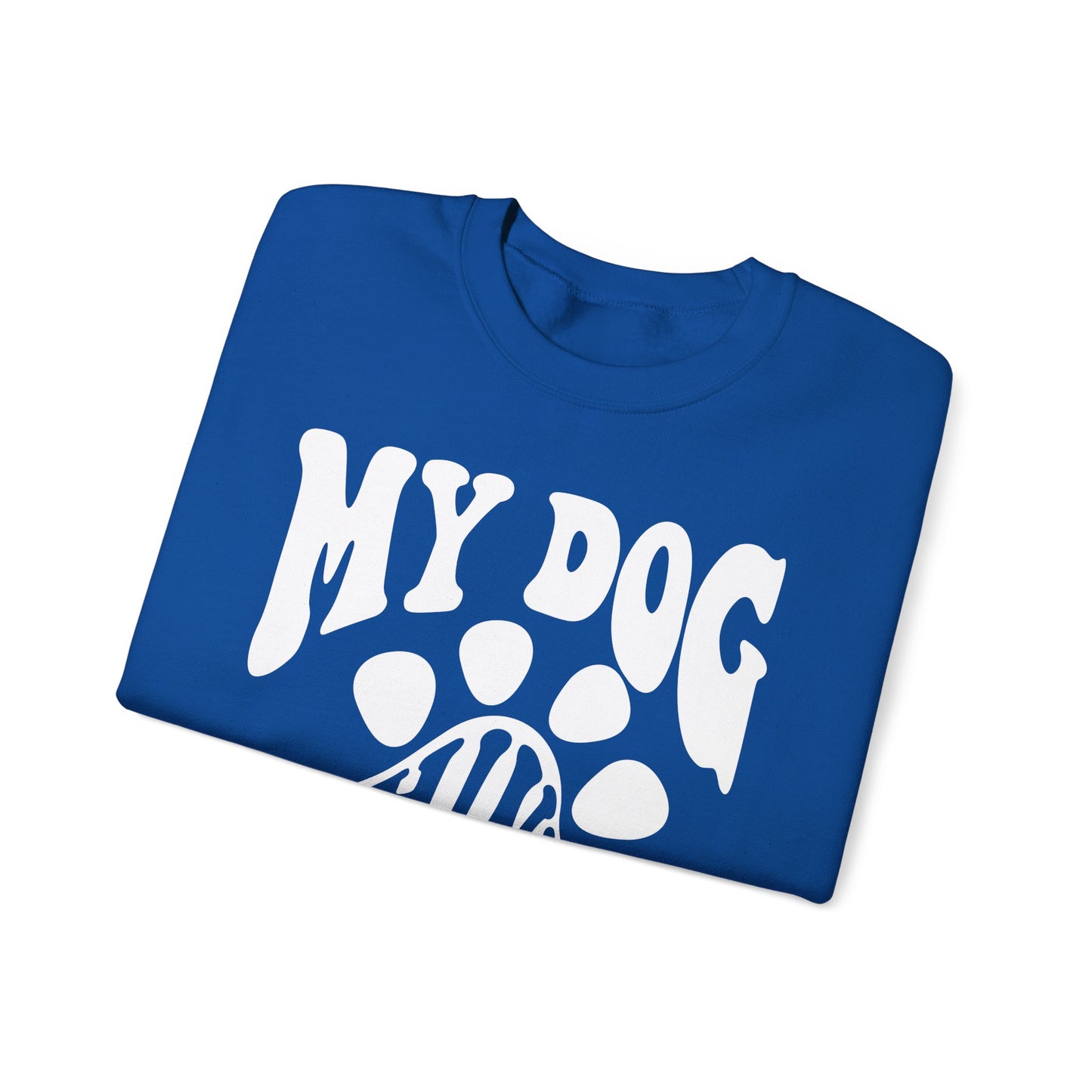 Dog Lover Crewneck Sweatshirt - My Dog Thinks I'm Cool