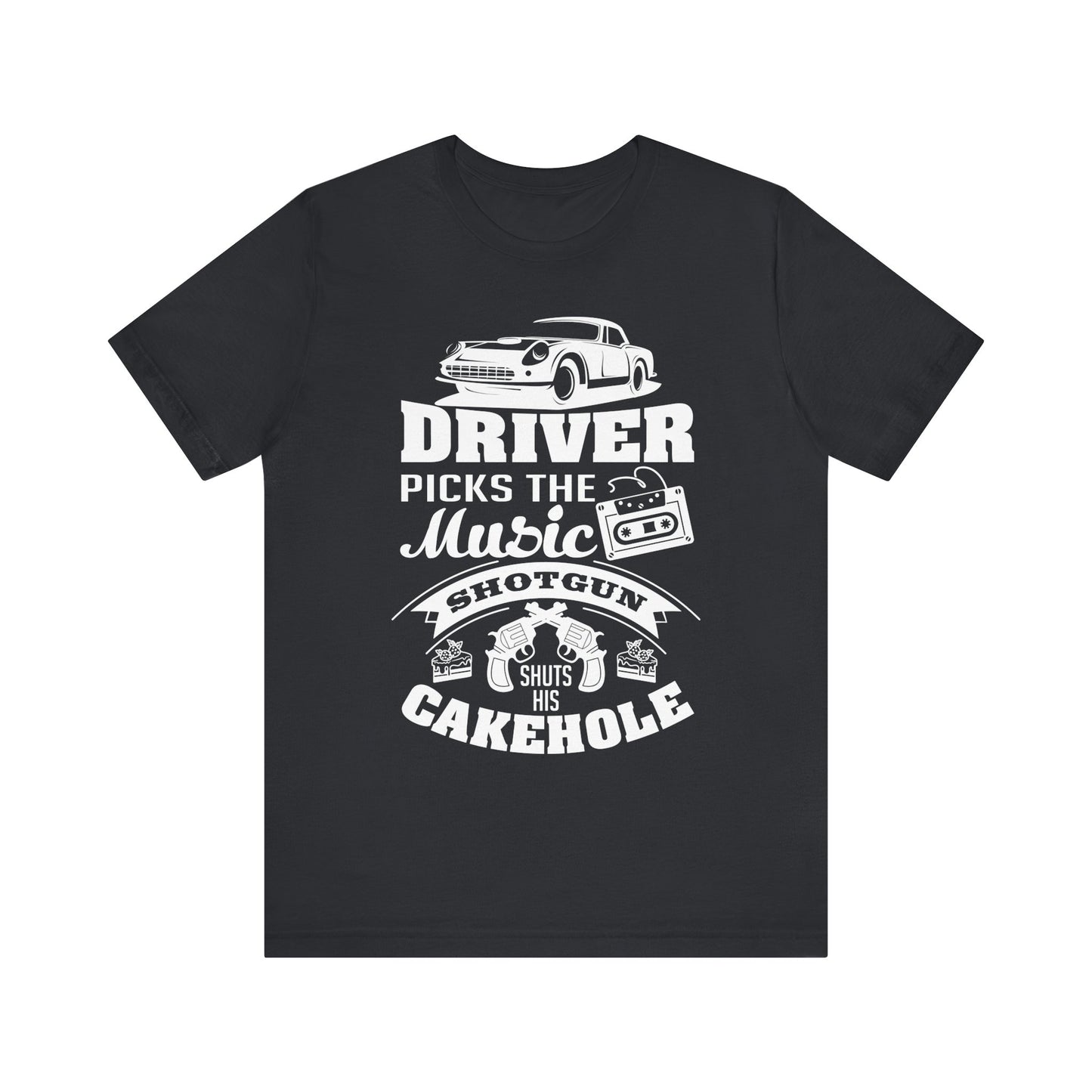 Supernatural Driver Picks the Music Unisex Jersey Short Sleeve Tee, Shirt, Tshirt, Fan Gift, Dean Sam Winchester, Funny TV Quote