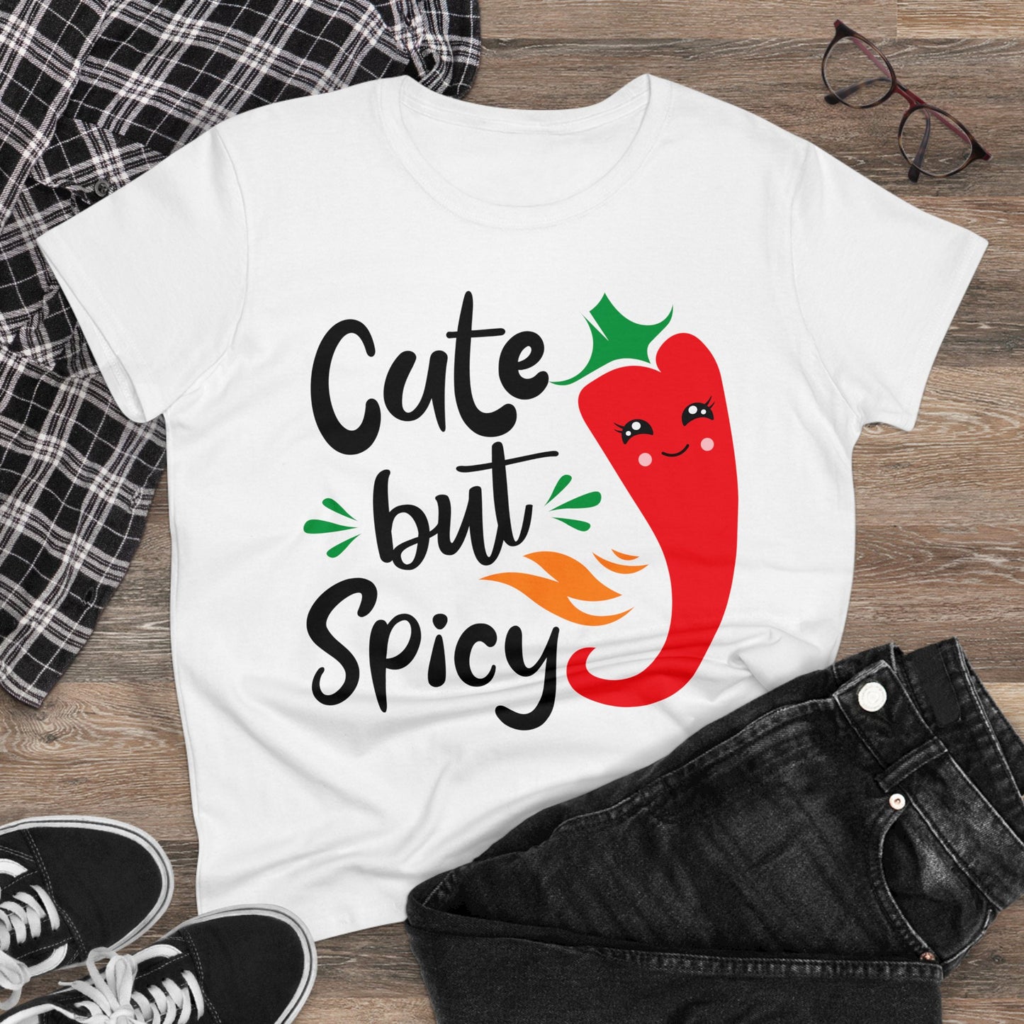 Women's Tee - Cute but Spicy Design