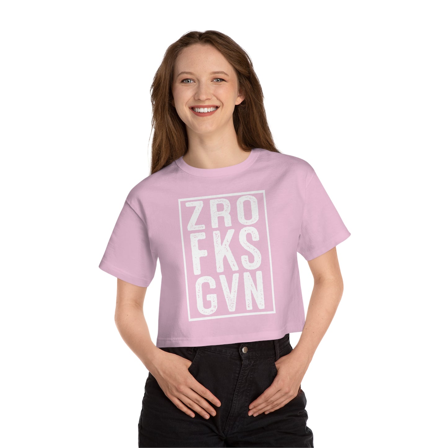 Cropped T-Shirt - zero fs given