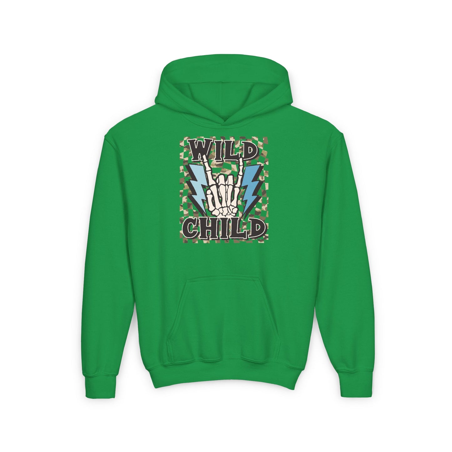 Wild Child Kids Hoodie - Warm Youth Hooded Sweatshirt