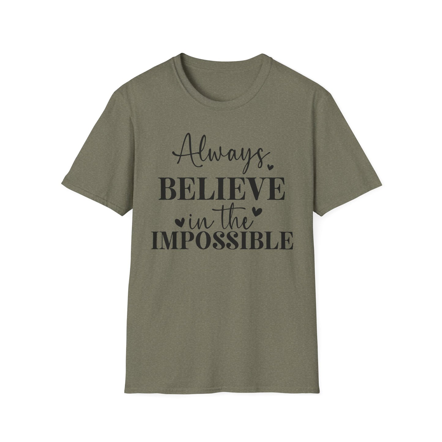 Inspiration Softstyle T-Shirt, Comfortable Tee, Motivational Shirt, Inspirational Clothing, Cozy Graphic Tee, Positive Vibes Top