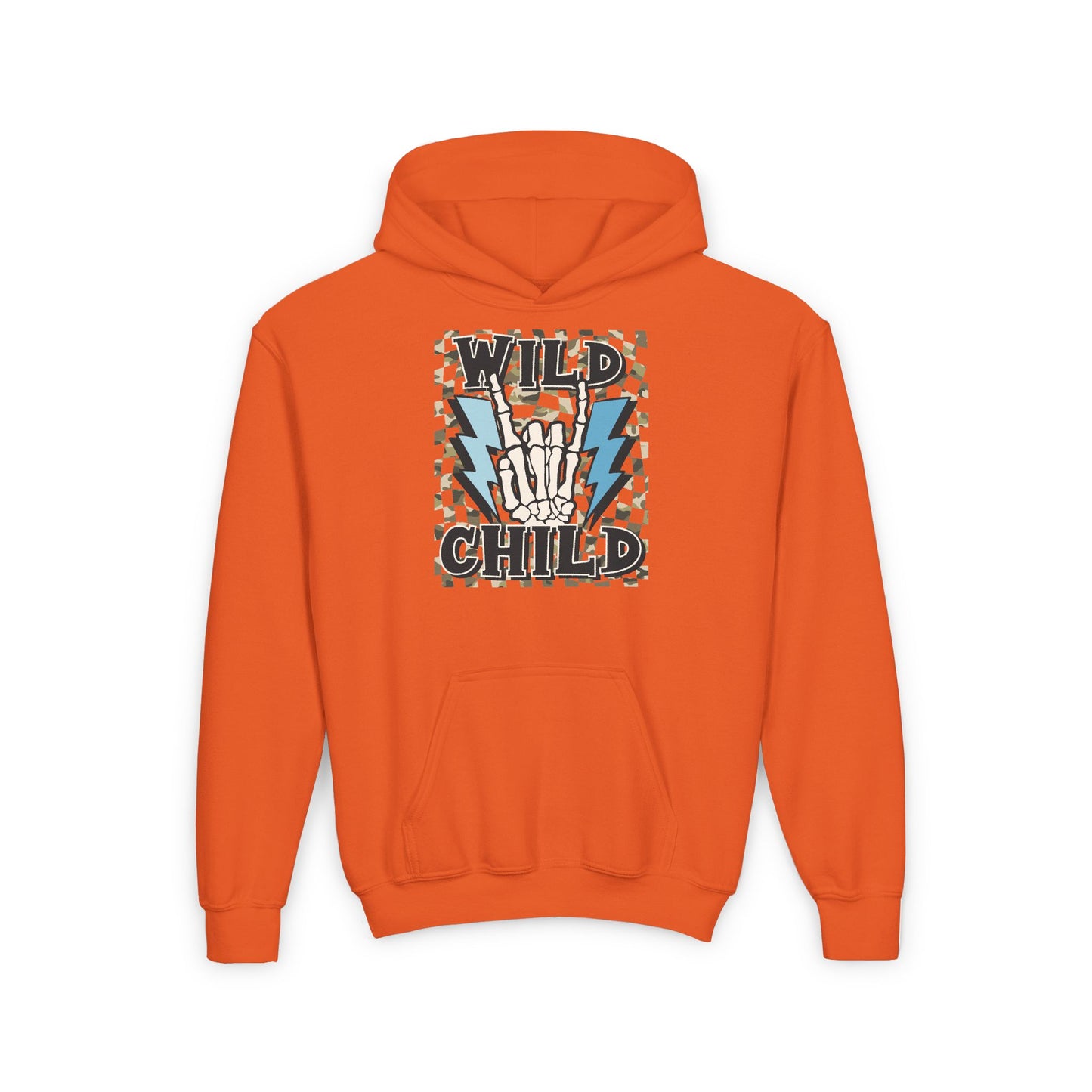 Wild Child Kids Hoodie - Warm Youth Hooded Sweatshirt