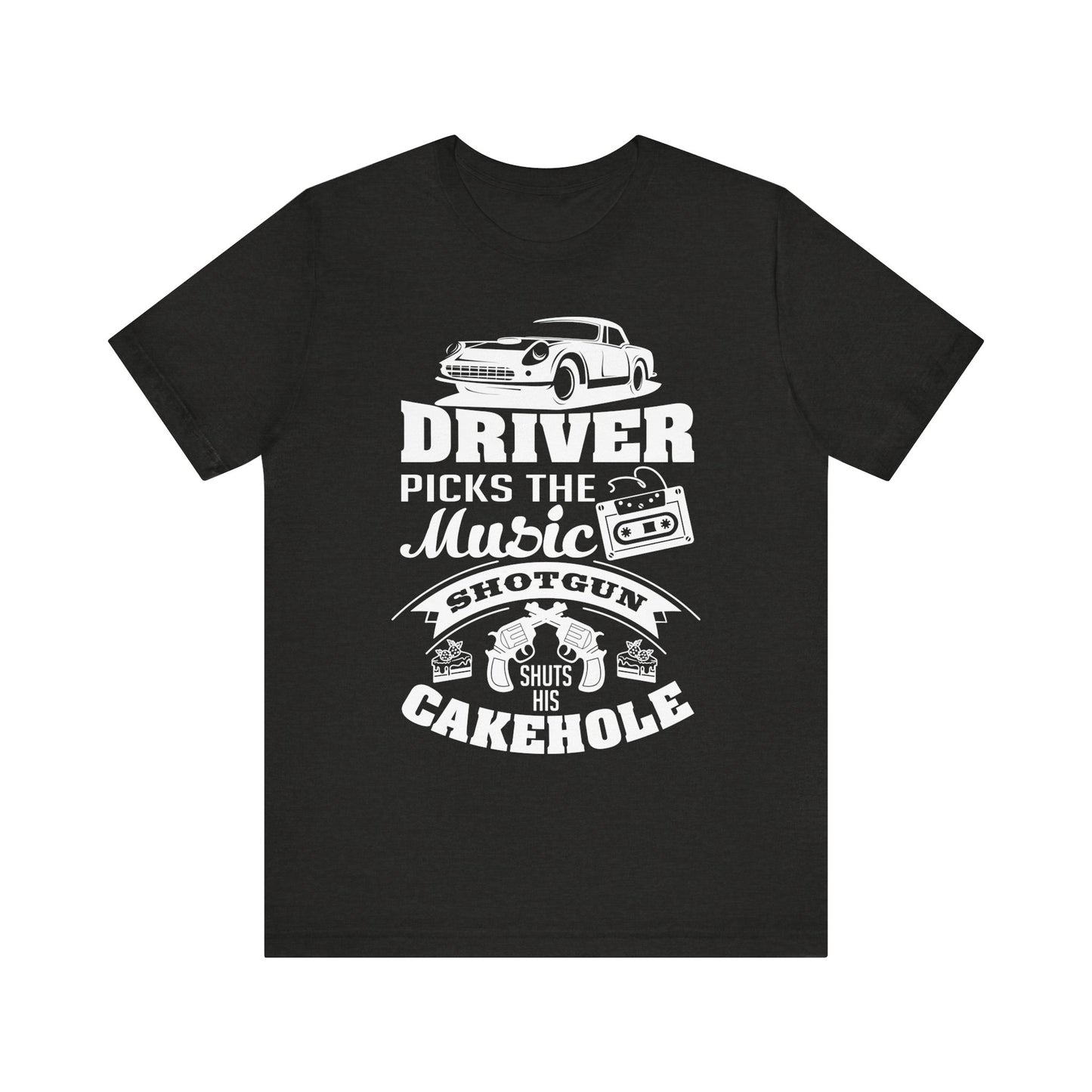 Supernatural Driver Picks the Music Unisex Jersey Short Sleeve Tee, Shirt, Tshirt, Fan Gift, Dean Sam Winchester, Funny TV Quote