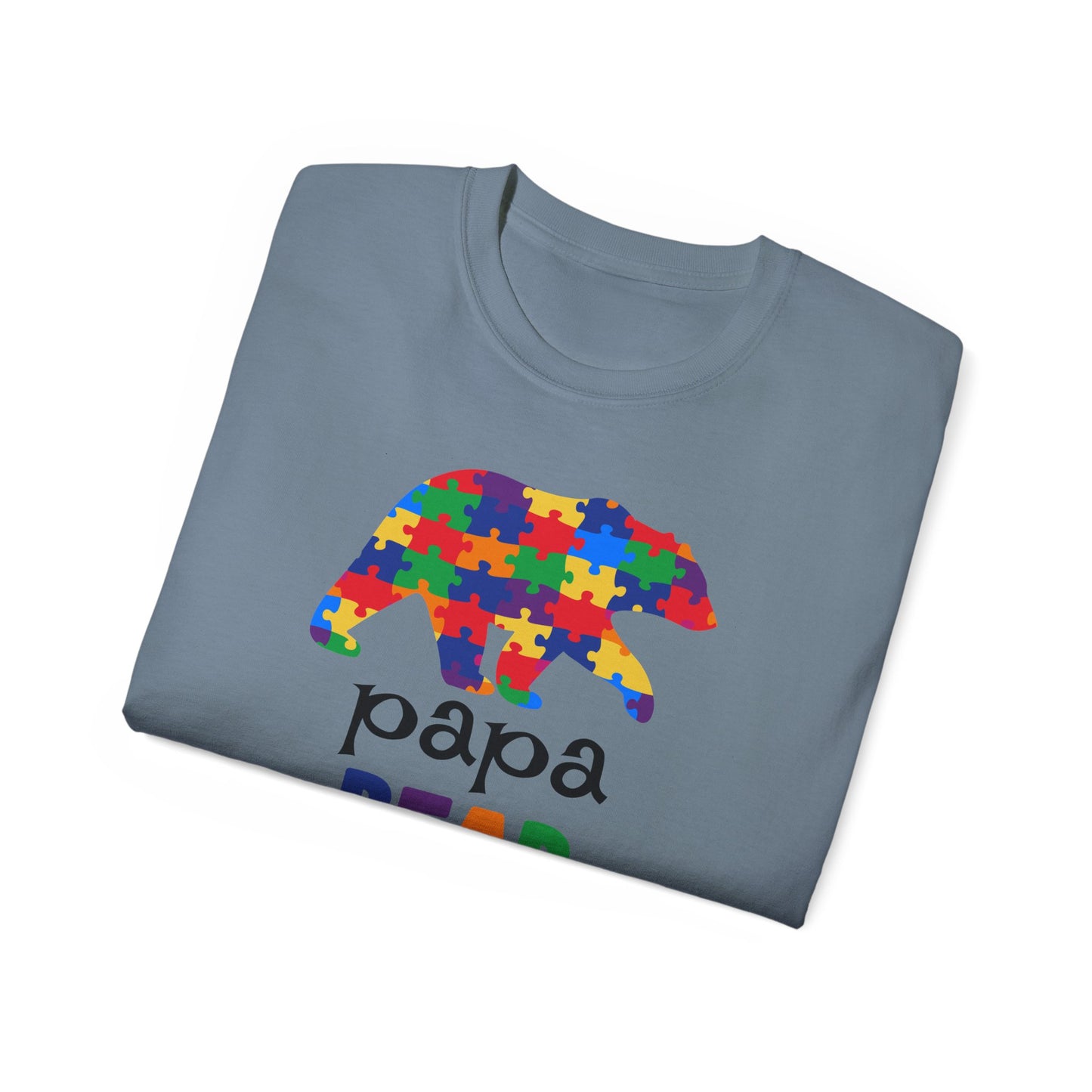 Colorful Papa Bear T-Shirt, Perfect for Father's Day, Gift for Dads