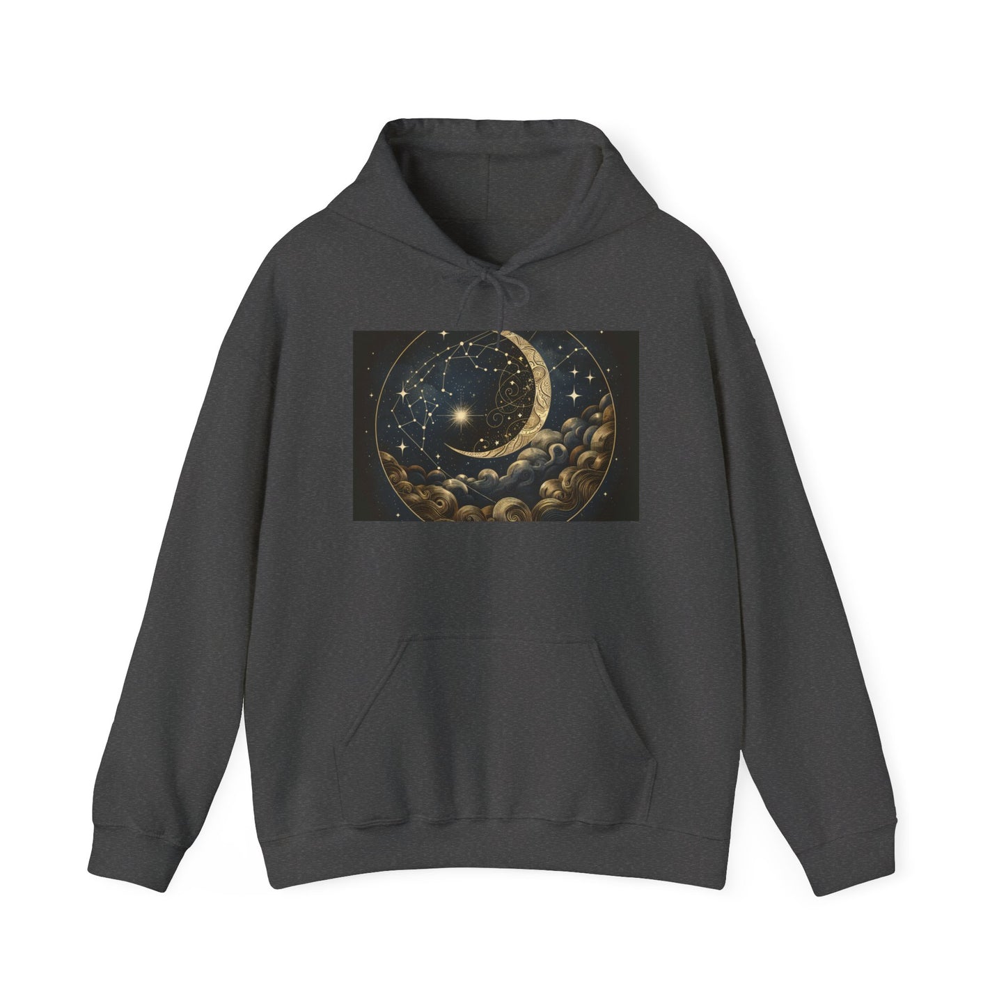 Celestial Hoodie, Cosmic Mystic Sweatshirt, Unisex Pullover, Galaxy Jumper, Space Theme Hoodie, Celestial Clothing