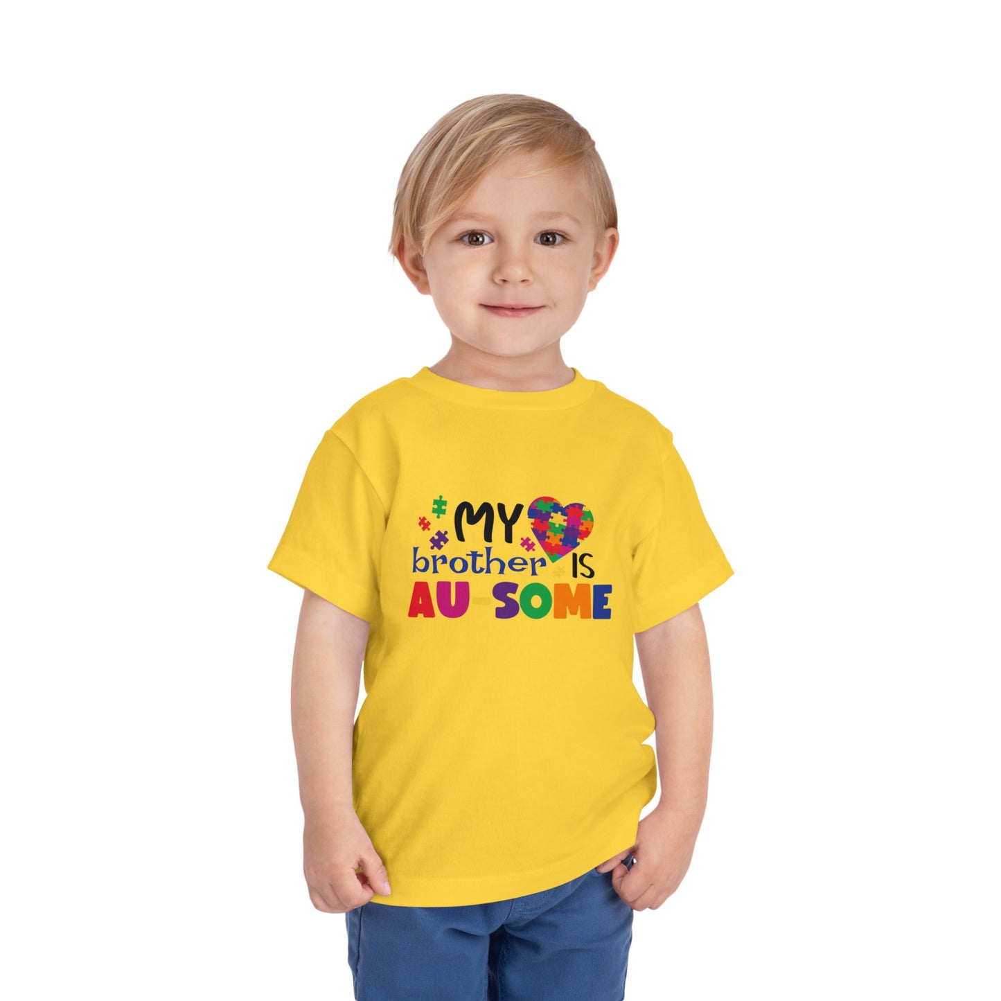 Autism Awareness Toddler Tee, My Brother is Au-Some Shirt