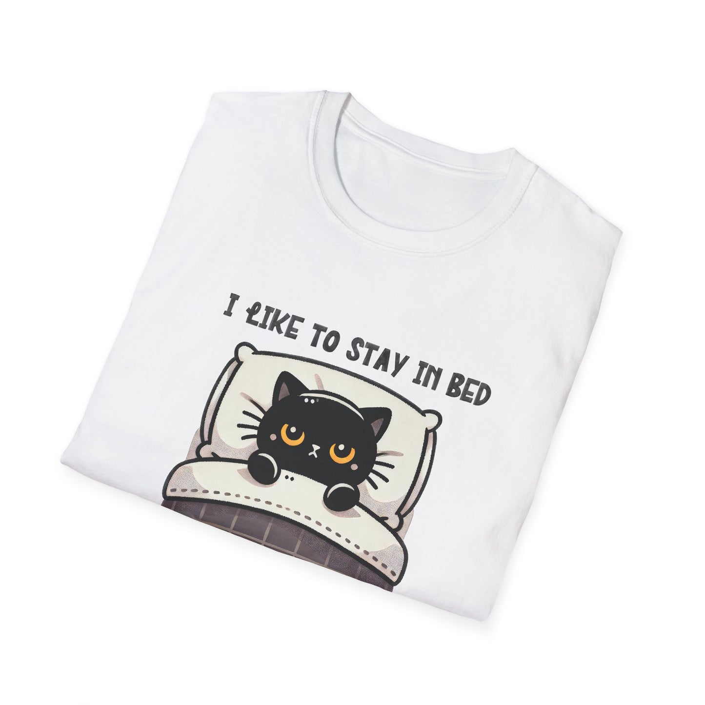 Stay In Bed Antisocial Unisex T-Shirt, Introvert Tee, Comfortable Shirt, Sarcastic Top, Funny Graphic Tee