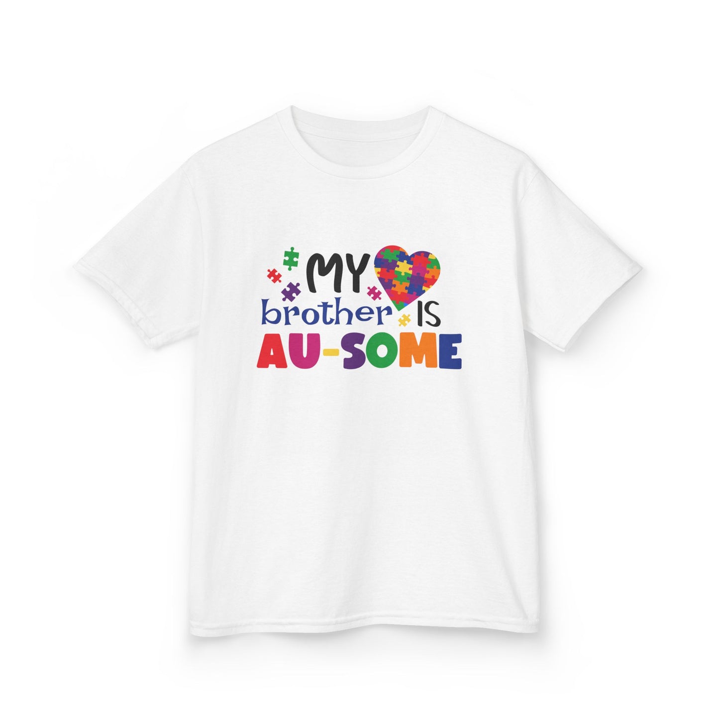 My Brother is Au-Some, Autism Awareness Shirt, Gift for Siblings, Cute T-Shirt