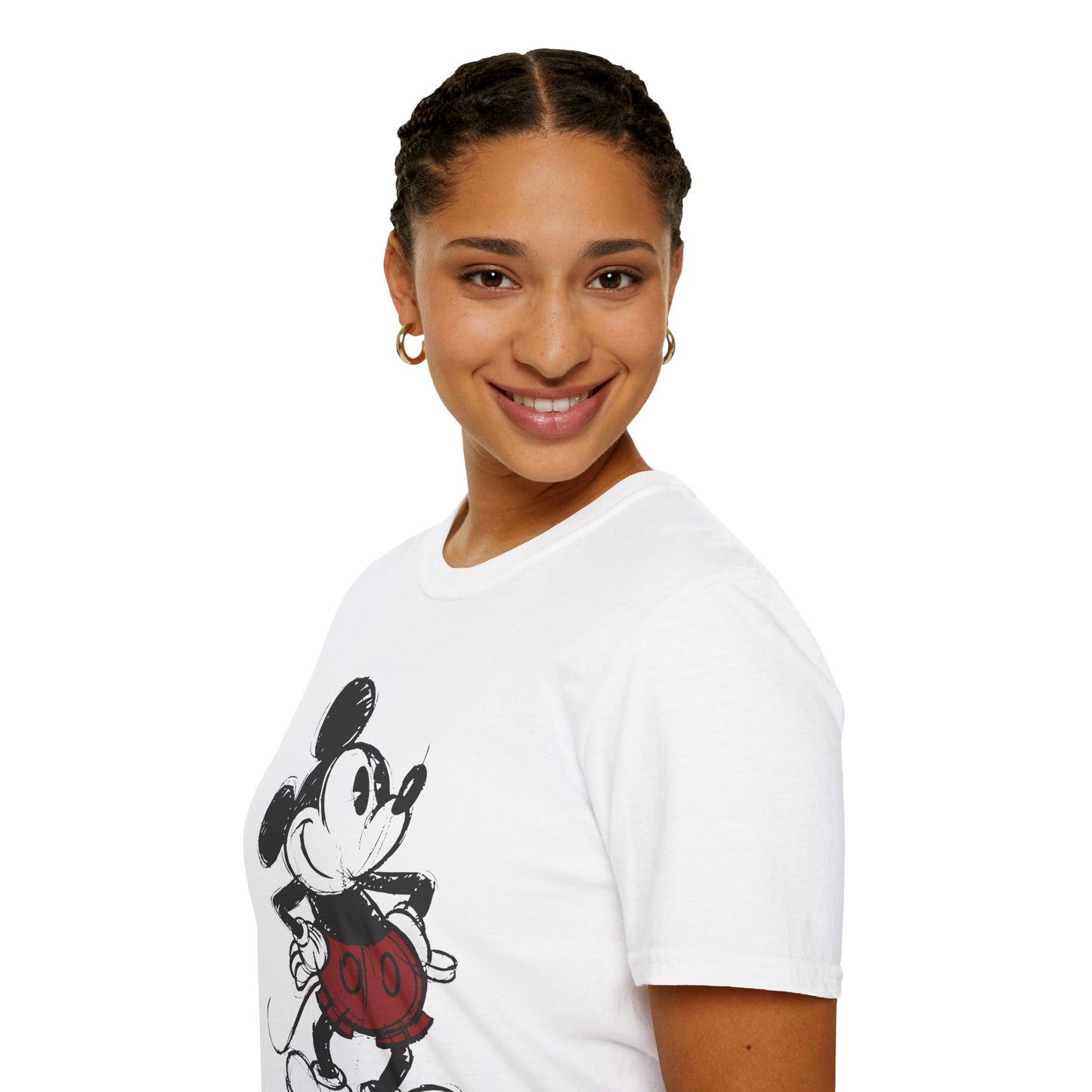 Mickey Mouse Tshirt, Disney Shirt, Classic Cartoon Tee, Unisex Softstyle Top for All Ages, Vintage Look