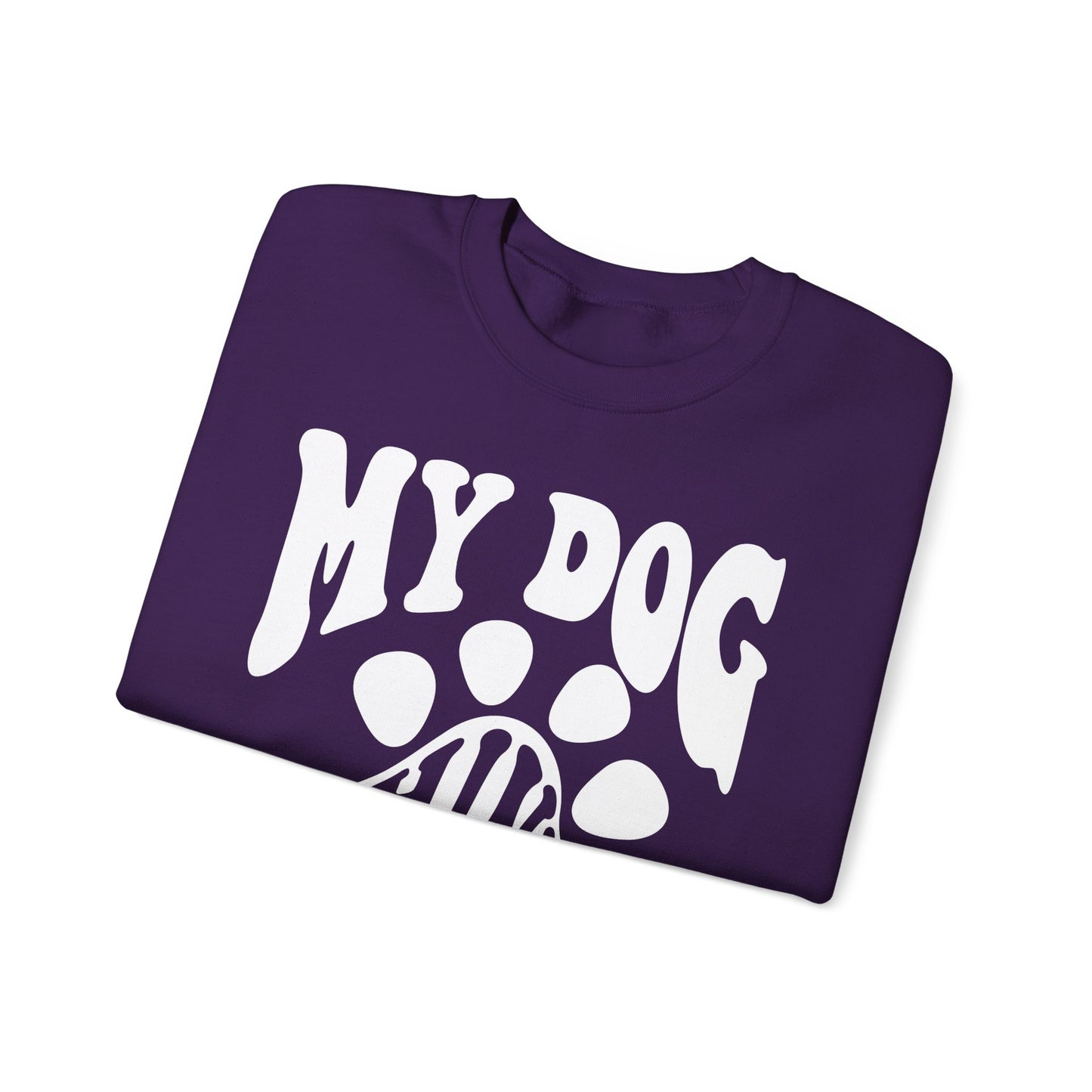 Dog Lover Crewneck Sweatshirt - My Dog Thinks I'm Cool