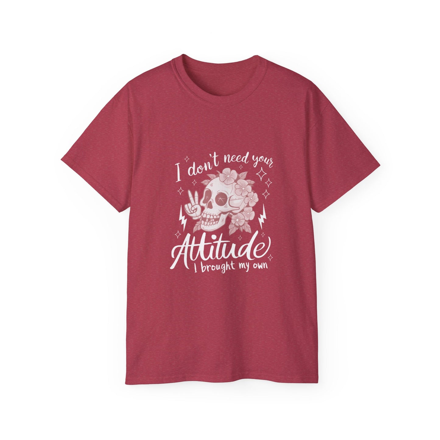 Attitude Unisex Tee - Funny Quote Shirt, Sarcastic Graphic Tee, Humor T-Shirt, Men Women Unisex Top, Cool Statement Apparel