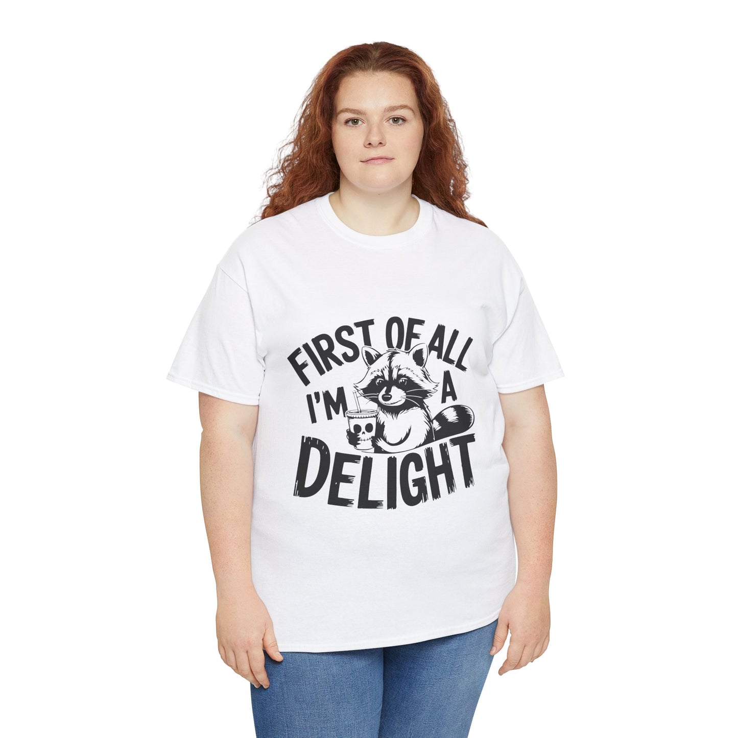 T-Shirt - 'im a delight' Unisex Heavy Cotton Tee