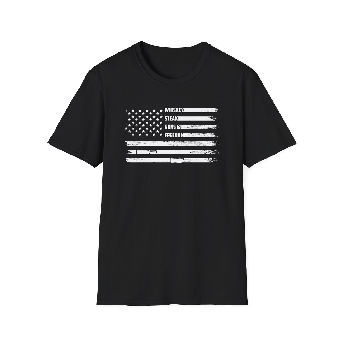 Patriotic American Flag T-Shirt, USA Independence Day Tee, Fourth of July Shirt, Red White Blue Top, Patriotic Clothing