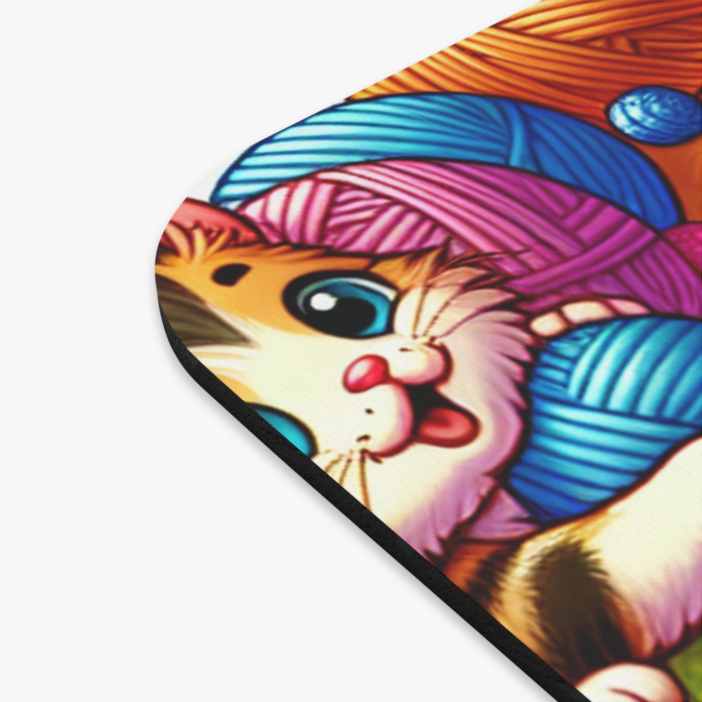 Rectangle Mouse Pad - Kittens, Cute Cat Lover's Desk Mat, Non-Slip Gaming Pad, Office Accessories, Gift for Cat Owners, Custom Mouse Mat