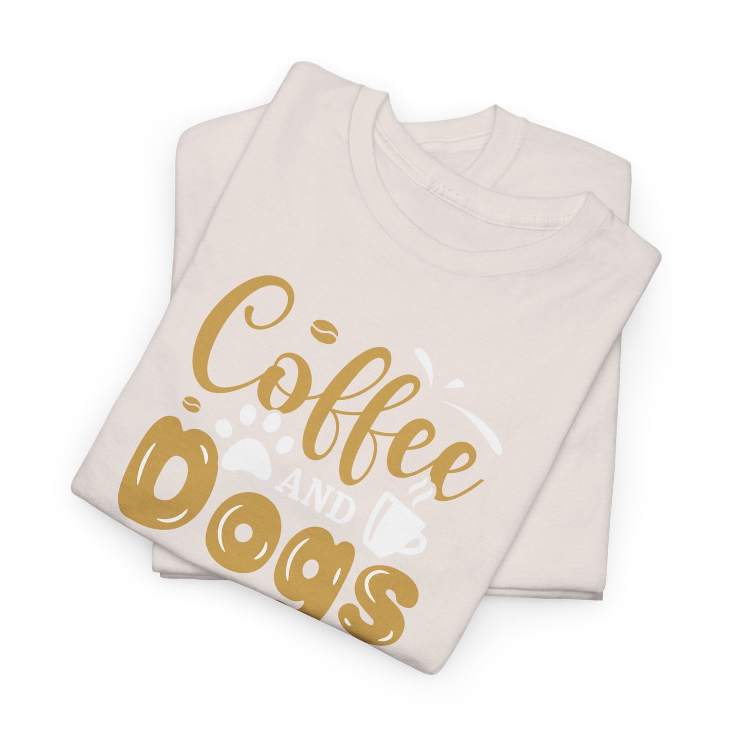Coffee Lovers Dog Lovers T-Shirt, Unisex Tee, Coffee Gifts, Dog Mom Shirt, Dog Dad Shirt, Graphic Tee