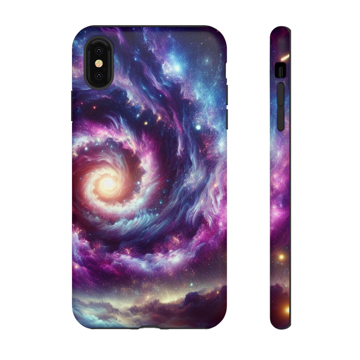 Galaxy Tough Cases, Impact Resistant Phone Cover - Space Design,Rugged Mobile Case, Astronaut Gift, Outer Space