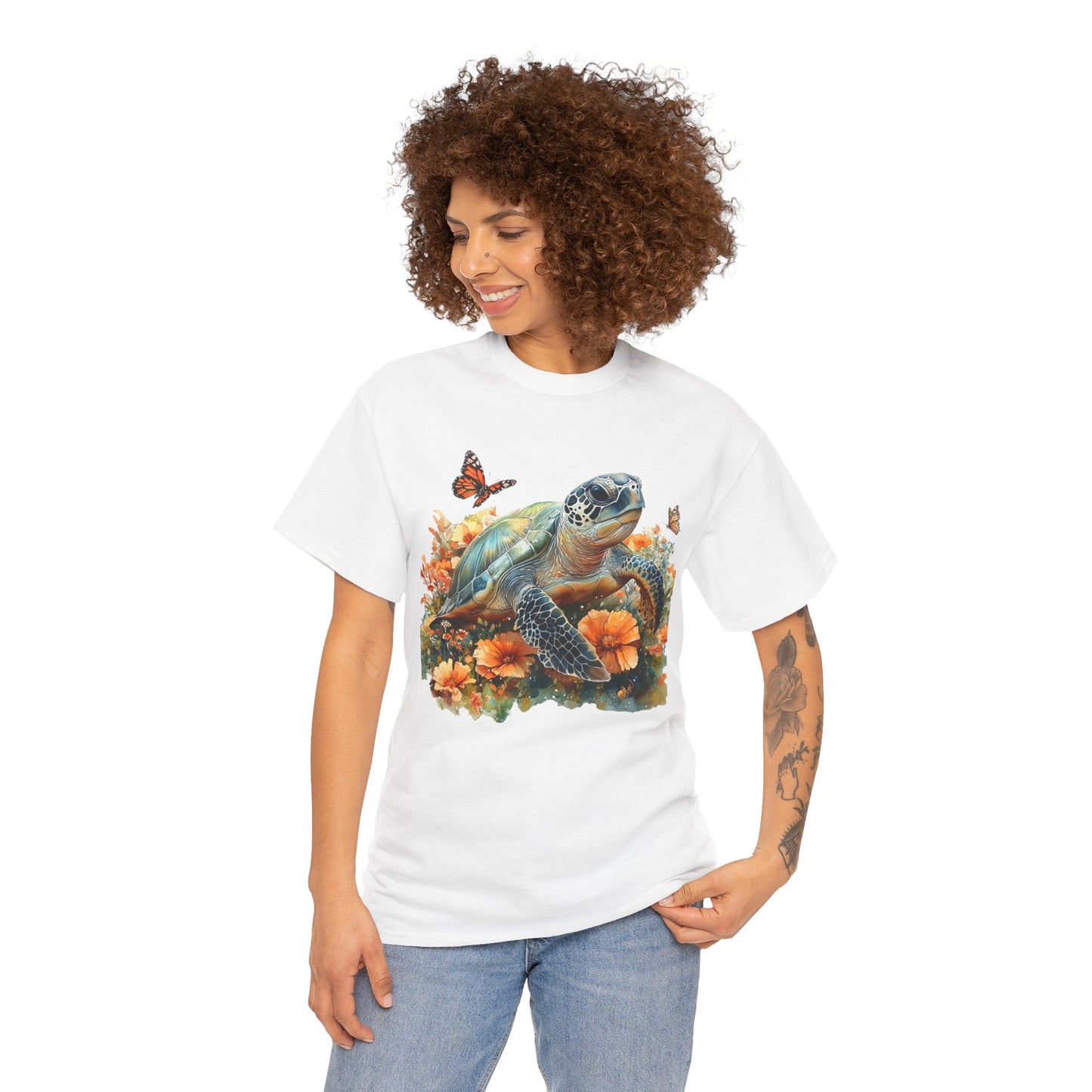 Sea Turtle Tee - Vibrant Colors Unisex